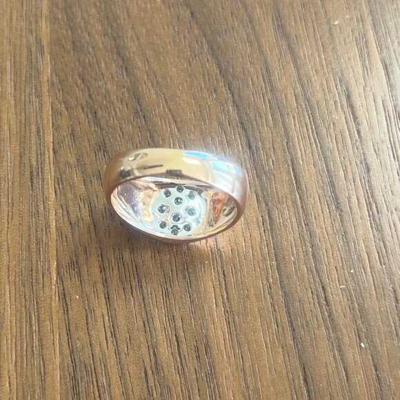 14K Rose Gold Mens Diamond Ring 1/2 cttw